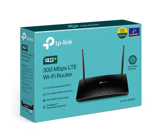 TP-LINK Archer MR500 4G LTE WiFi AC1200 - 1044254 - zdjęcie 5